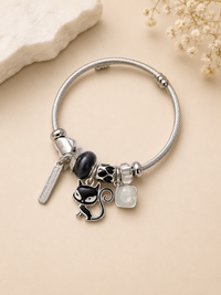 Amara 3-Piece Cable Wire Charm Bracelet Set