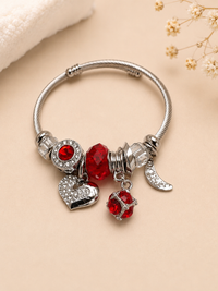 Amara 3-Piece Cable Wire Charm Bracelet Set