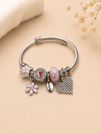 Amara 3-Piece Cable Wire Charm Bracelet Set
