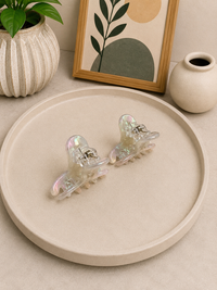 Aurora Pearl Mini Hair Claw Set