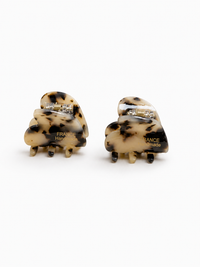 Camille Marble Mini Hair Claw Set