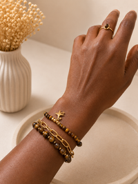 Celestial Bead & Link Bracelet Set