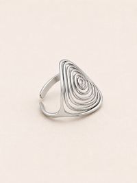 Modern Spiral Statement Ring