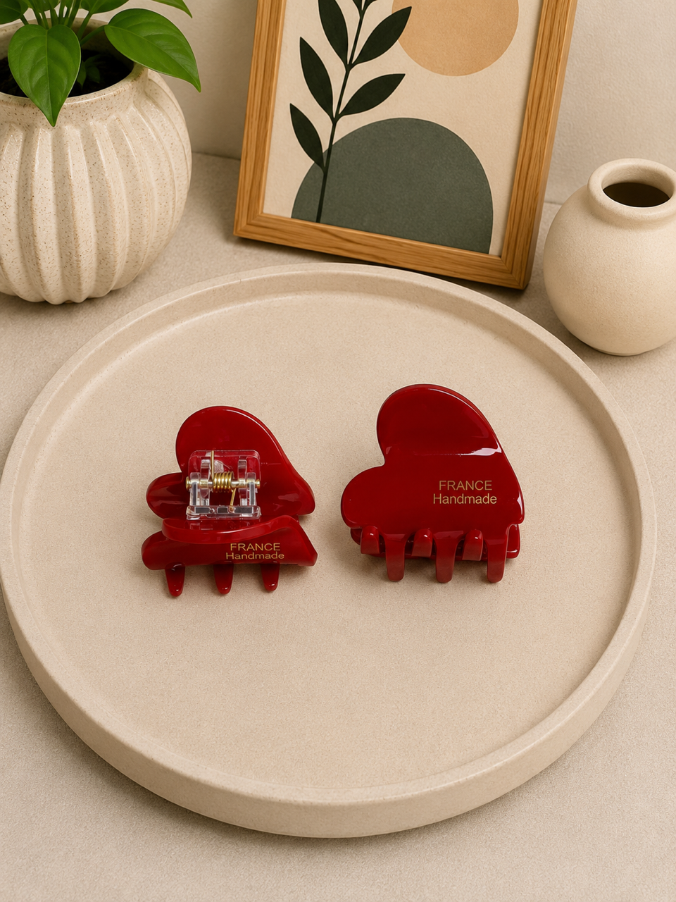 Ruby Mini Hair Claw Set