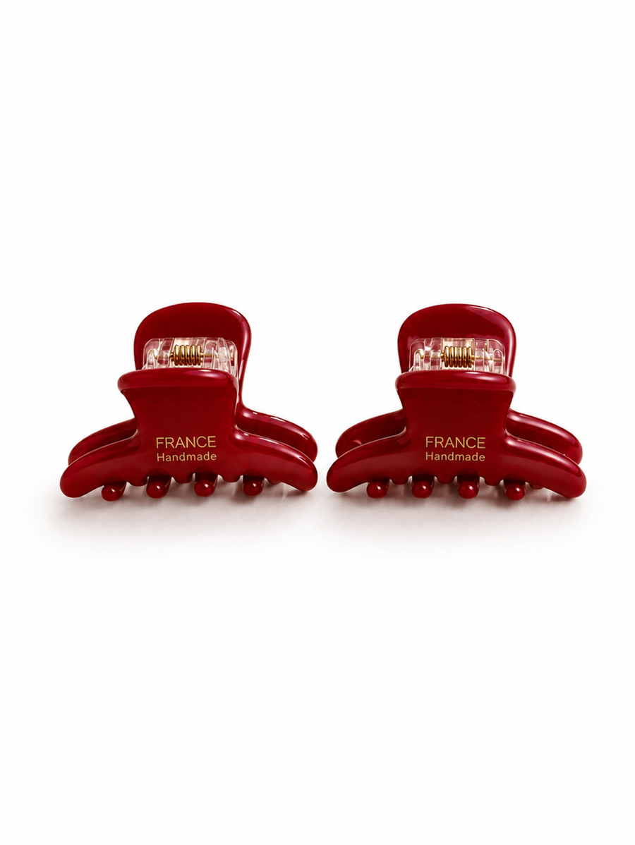 Scarlet Mini Hair Claw Set