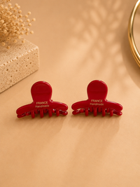 Scarlet Mini Hair Claw Set
