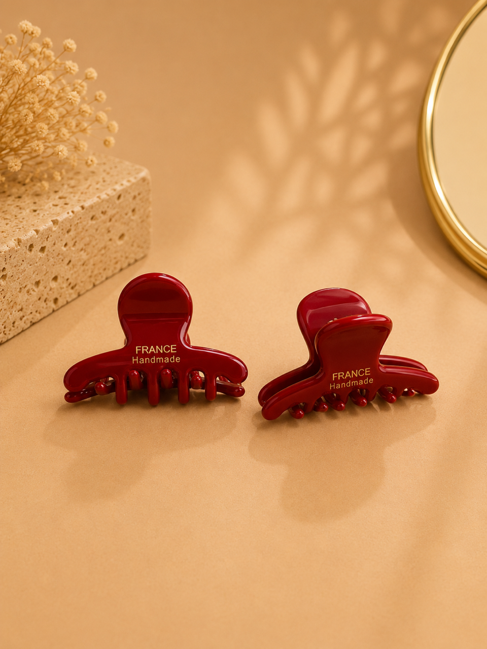 Scarlet Mini Hair Claw Set