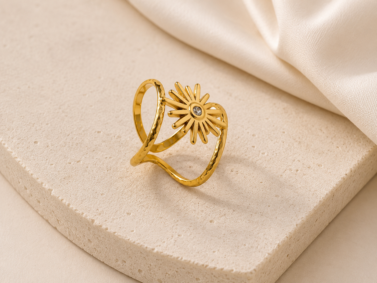 Sunburst Statement Ring