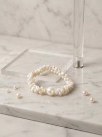 Twisted Seed Pearl Woven Bracelet