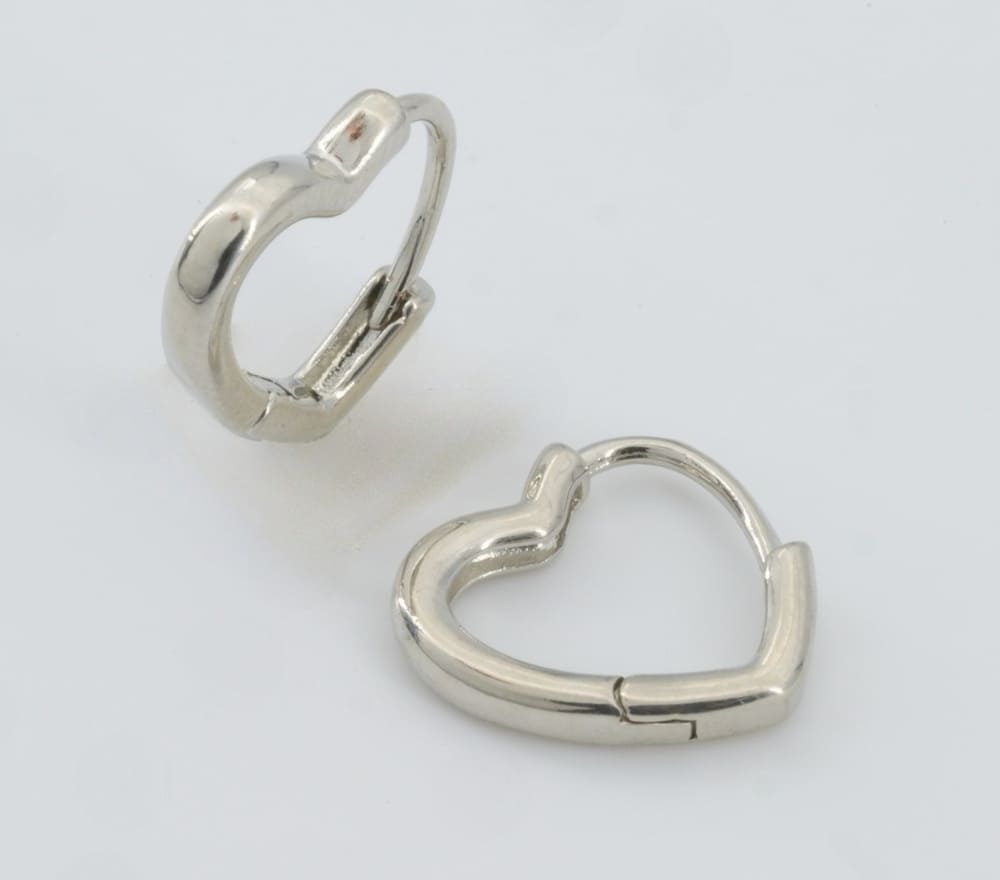 Amira Heart Hoop Earrings
