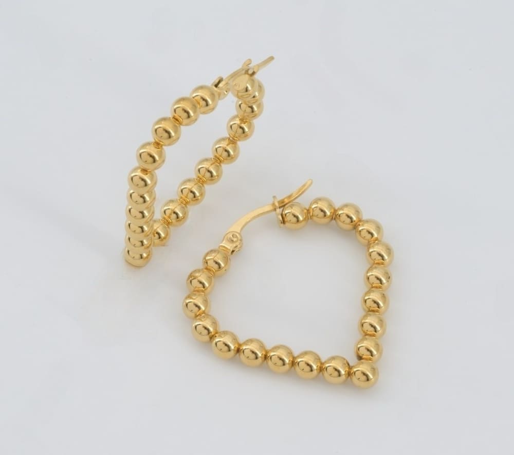 Amoura Beaded Hoop Earrings