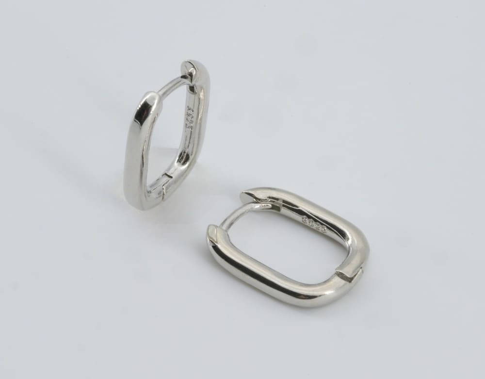 Arden Rectangle Hoop Earrings
