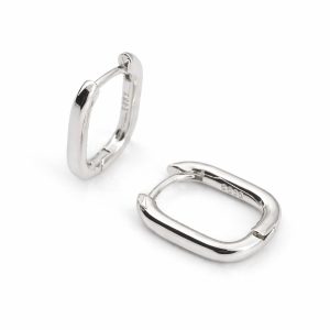 Arden Rectangle Hoop Earrings