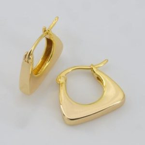 Aria Mini Hoops gold vermeil earrings