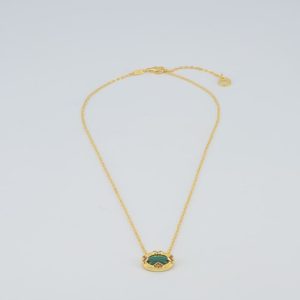Emerald Bloom Necklace - Image 2