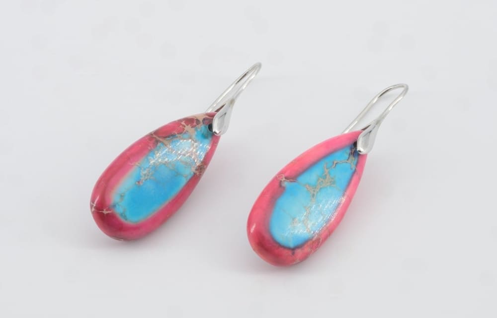 Laguna Pink Drop Earrings