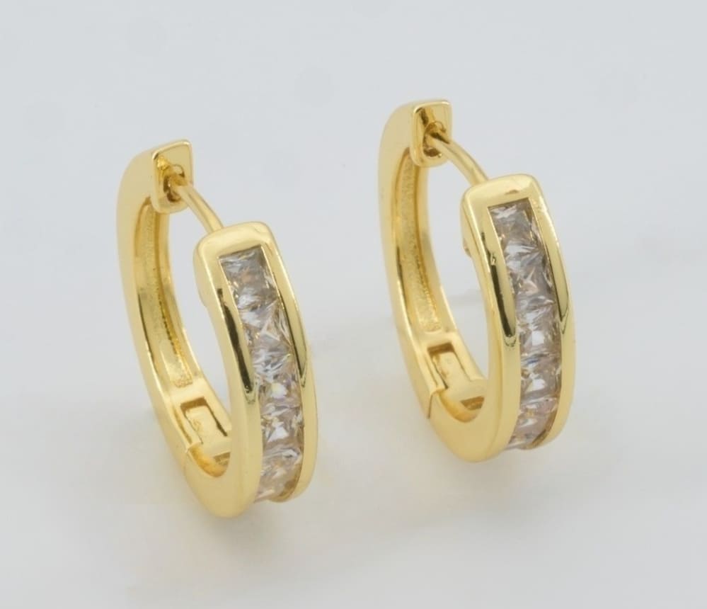Luna Pavé Hoop Earrings
