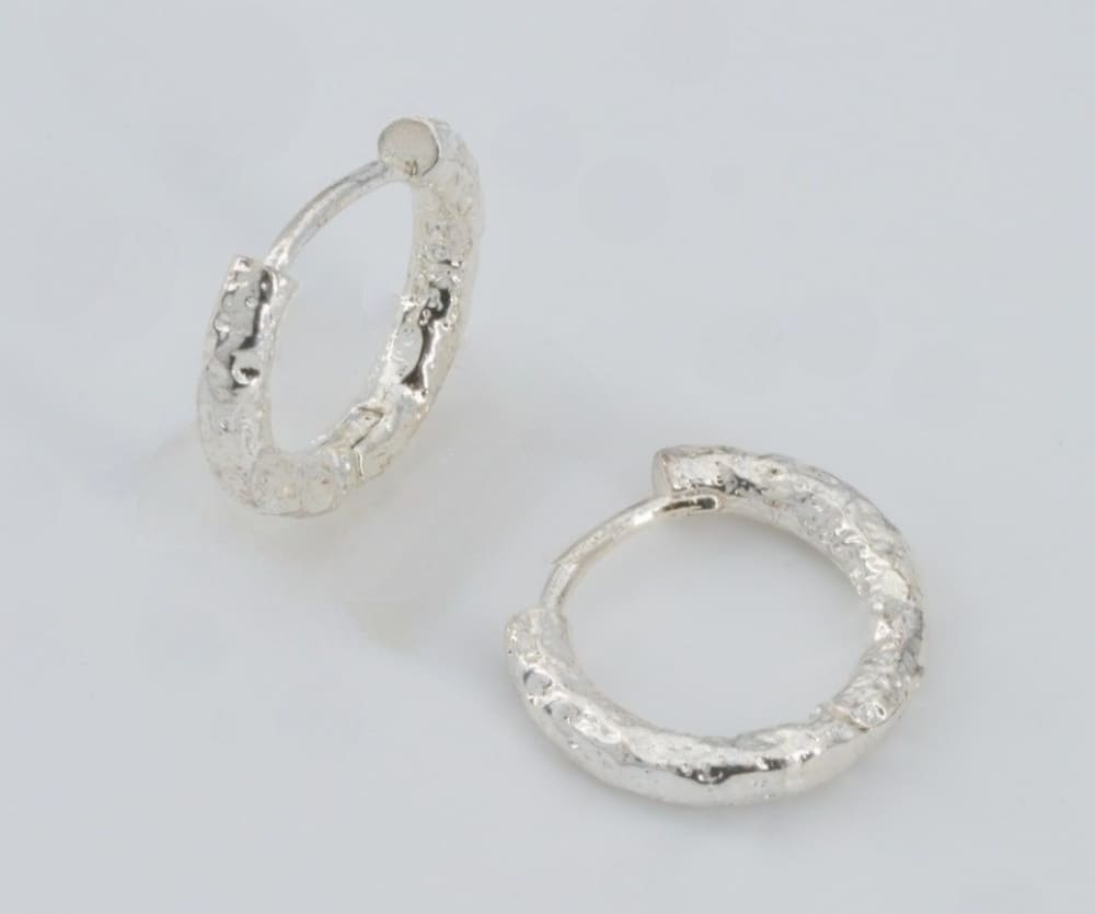 Sora Hoop Earrings- Silver