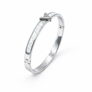 Vera V Bangle–Silver