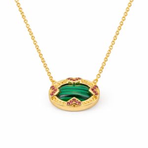 Emerald Bloom Necklaces