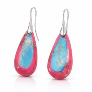 Laguna Pink Drop Earrings