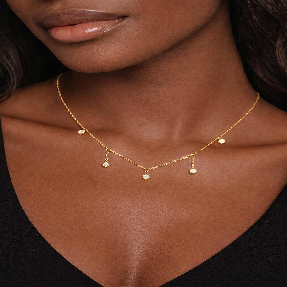 Lumière Droplet Necklaces