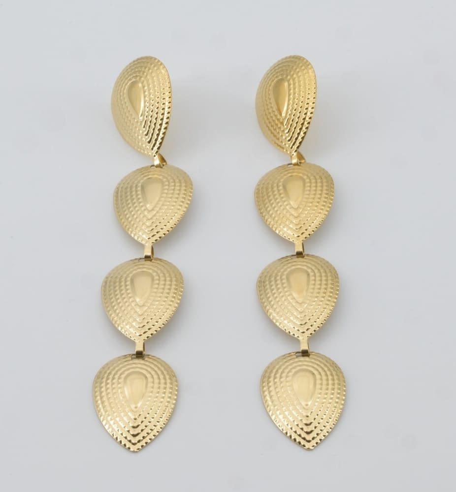 Aurelia Leaf Drop Earrings