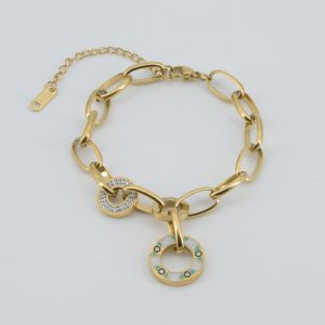 Aurielle Link Charm Bracelet