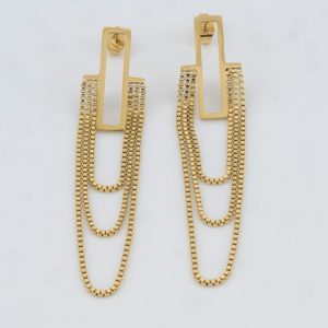 Cascade Chain Earrings