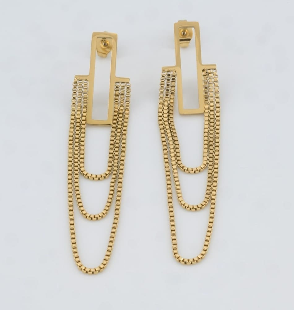 Cascade Chain Earrings