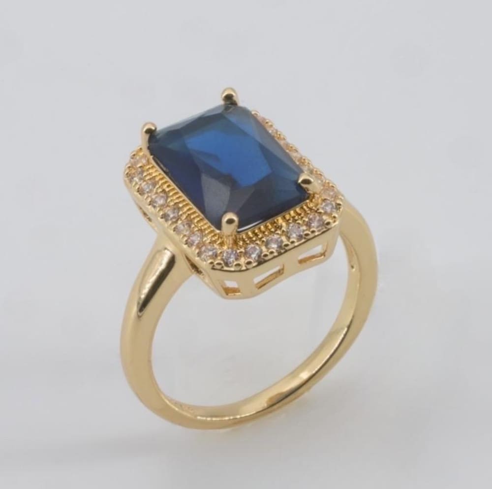 Celestia Rings – Royal Blue Elegance