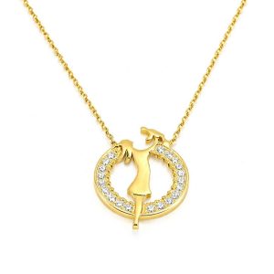 Gemmed Medallion Necklaces