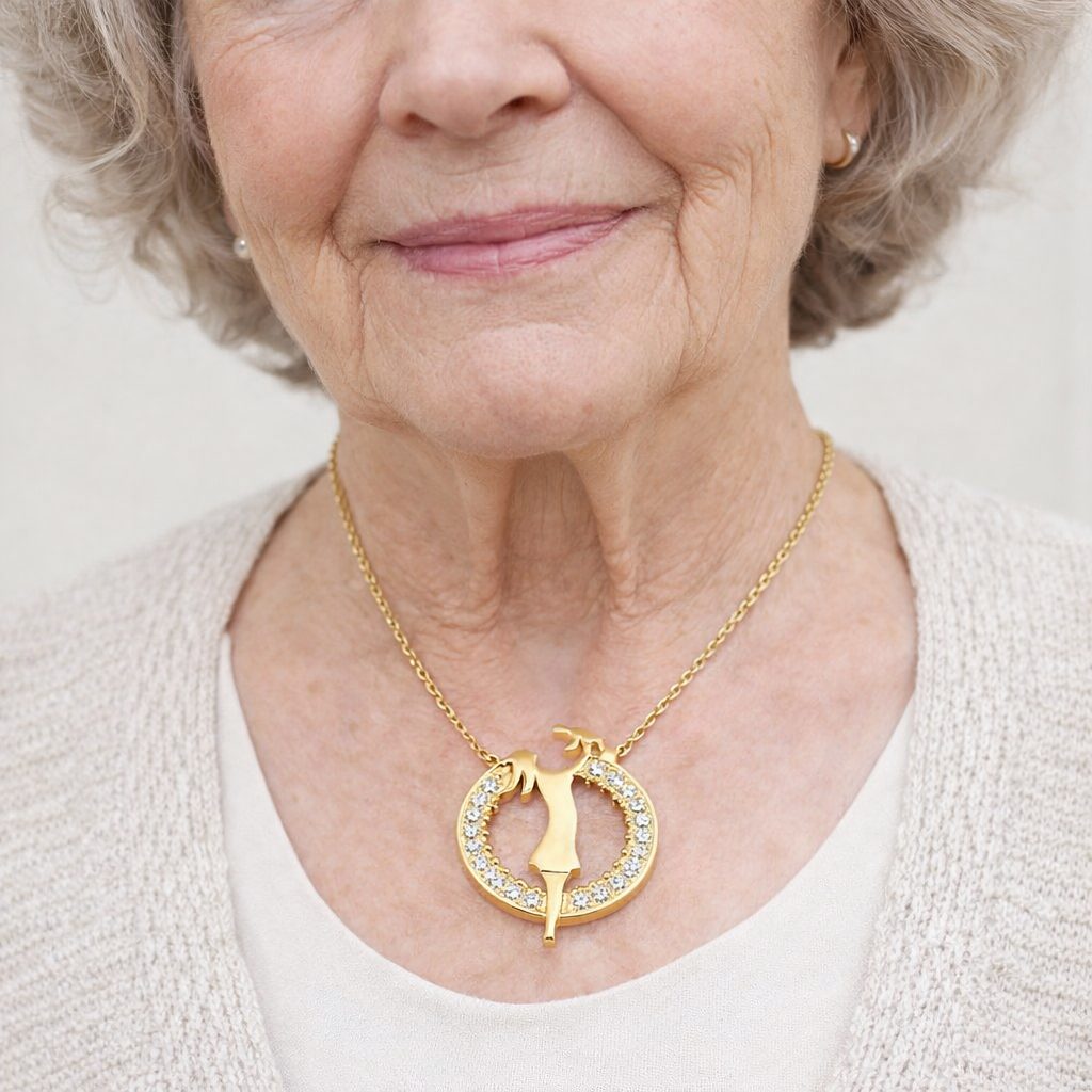 Gemmed Medallion Necklaces