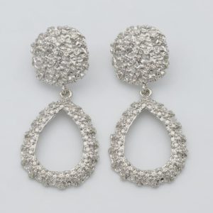Liora Drop Earrings – Silver