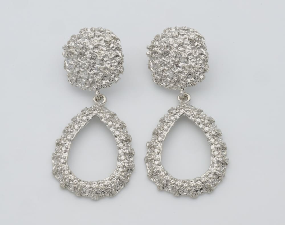 Liora Drop Earrings – Silver
