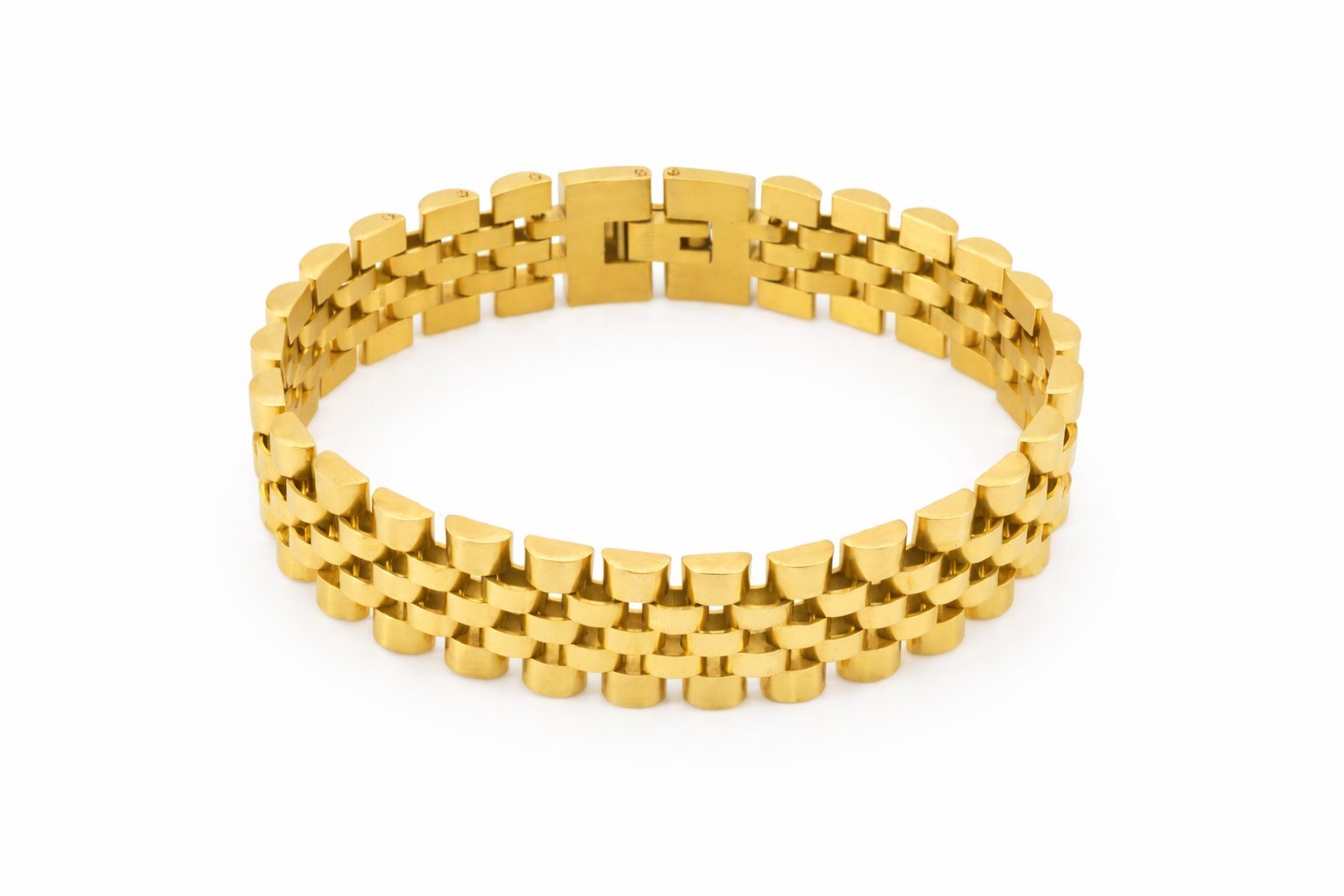 Vela Gold Mesh Watch Strap