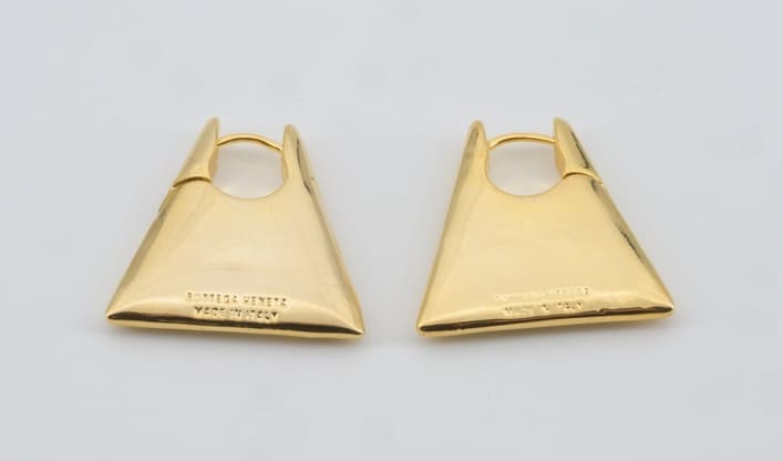 Venus Statement Triangle Earrings