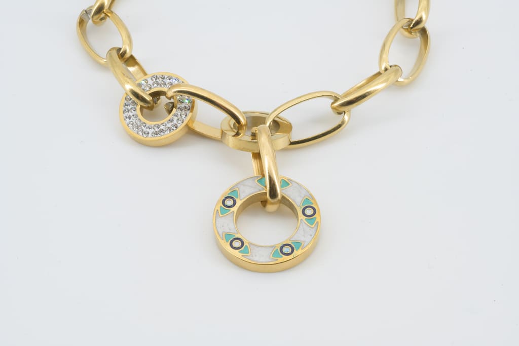 Aurielle Link Charm Bracelet