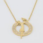 Gemmed Medallion Necklaces