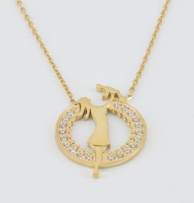Gemmed Medallion Necklaces