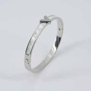 Vera V Bangle–Silver Edition