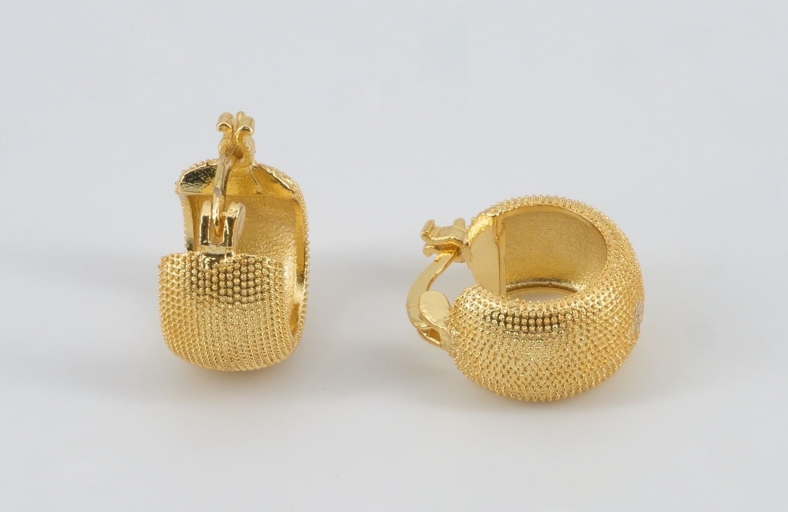 Aurielle Textured Hoops