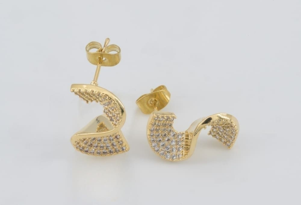 Eternal Spiral Crystal Studs