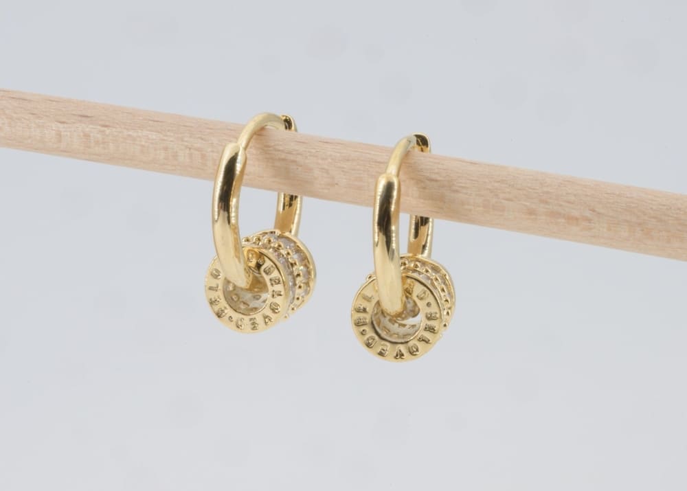 Golden Embrace Hoops