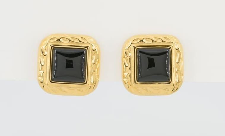 GeoMuse Gold Studs