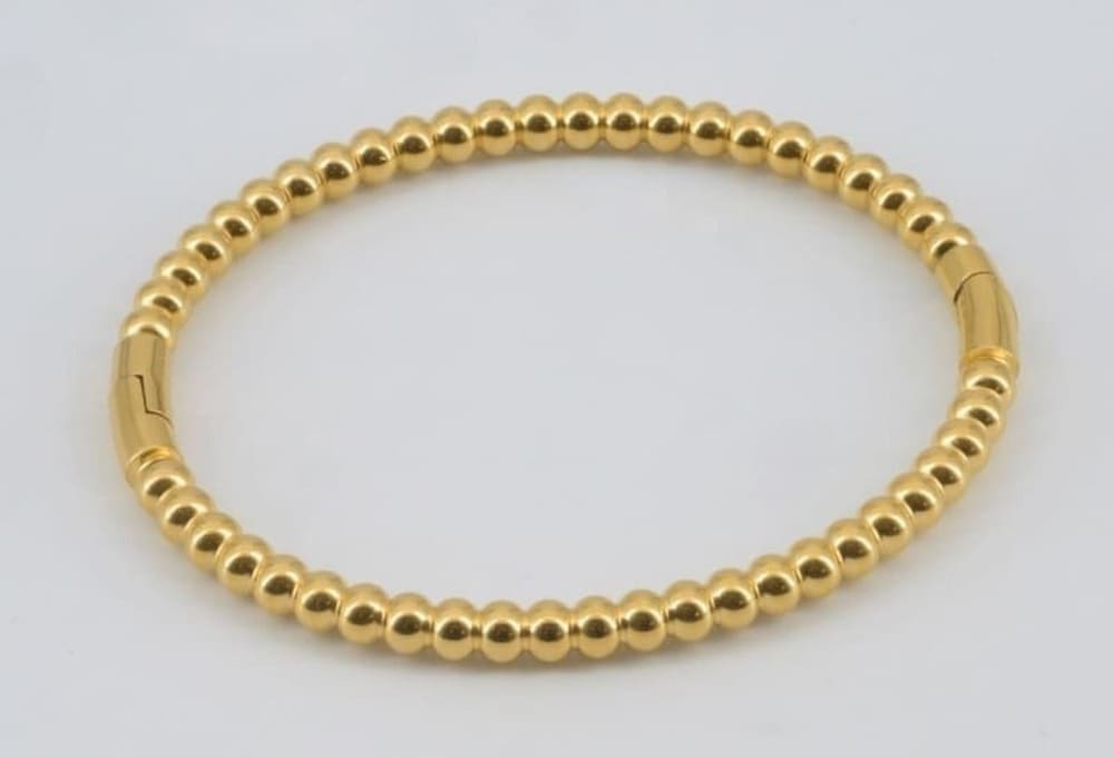 Golden Embrace Beaded Bangles