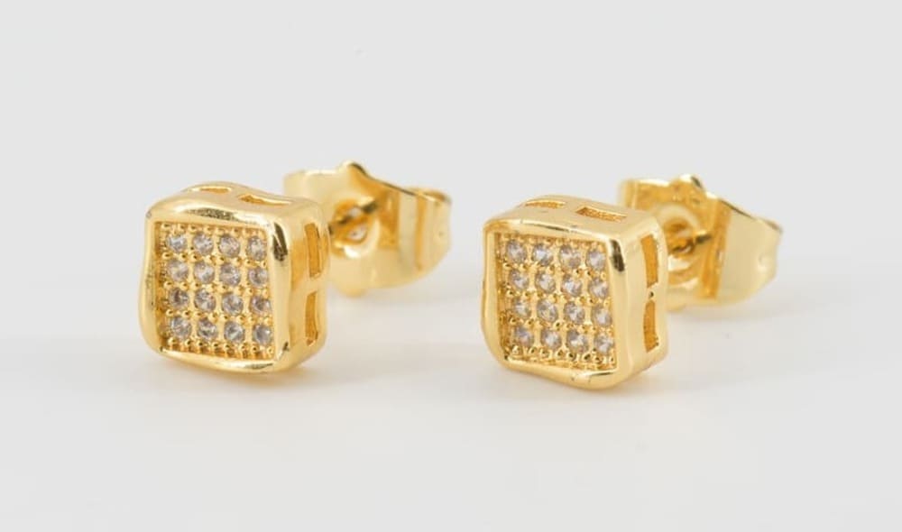 Royal Spark Square Studs