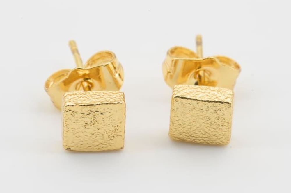 Textured Square Studs