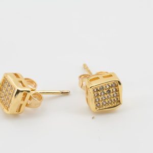 Royal Spark Square Studs - Image 2