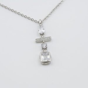 Radiant Faith Crystal Cross Necklace